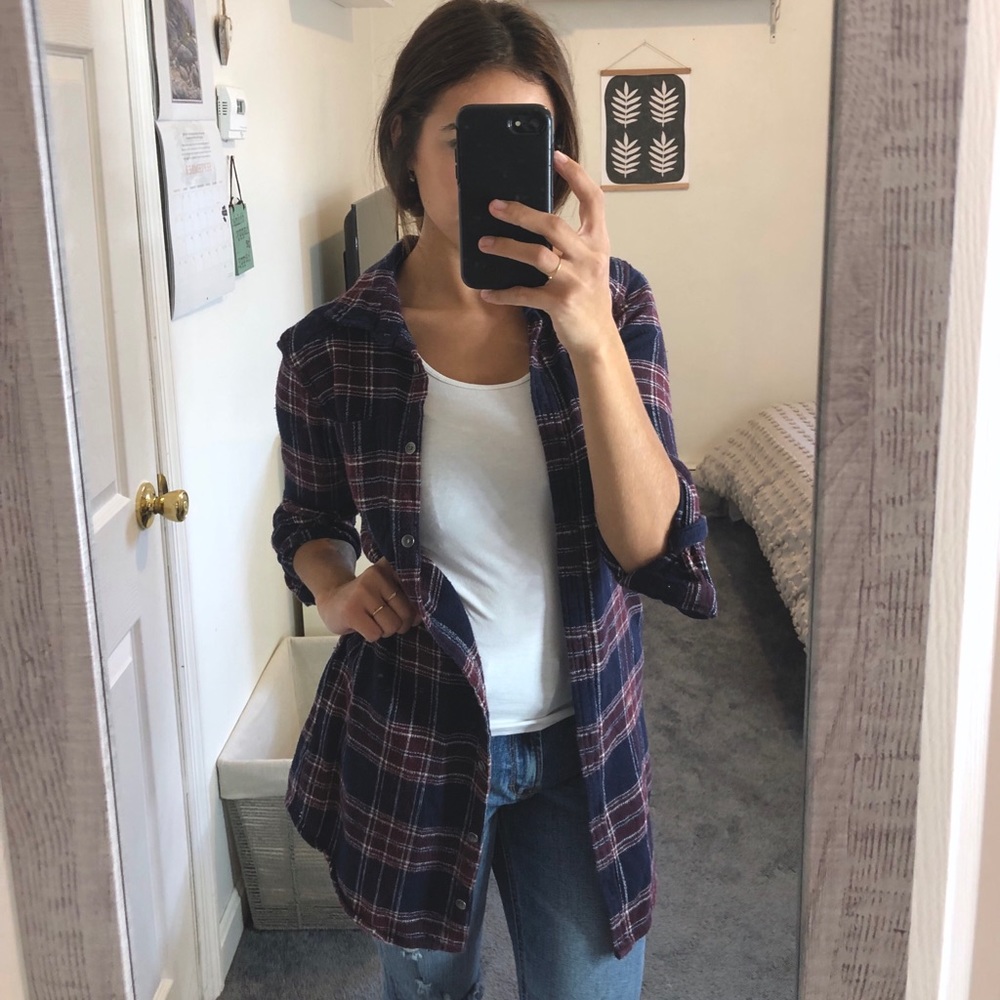 Long flannel